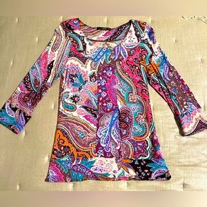 ETRO jersey knit tunic blouse, excellent condition